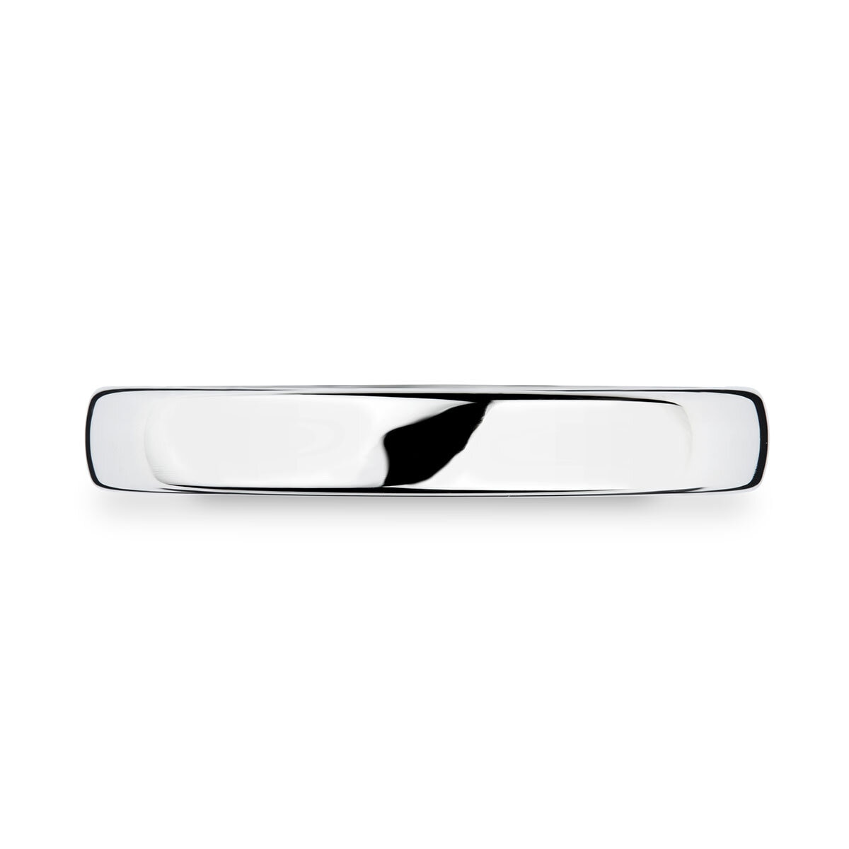 Classic Court wedding ring 18ct white gold 3.0mm (British brand)
