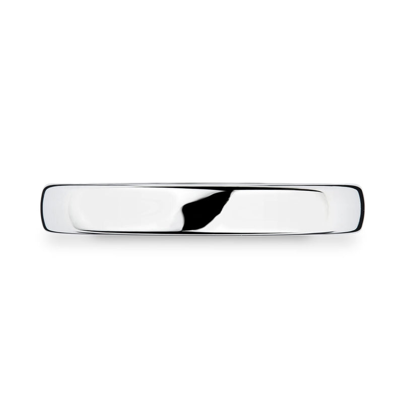 Classic Court wedding ring 18ct white gold 3.0mm (British brand)