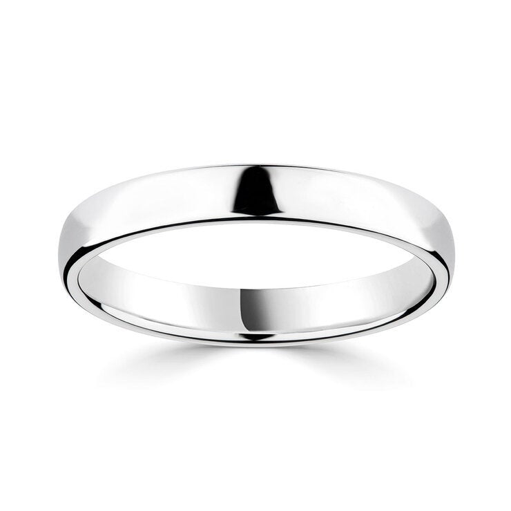 Costco classic court platinum wedding ring 3.0mm, imported from the UK