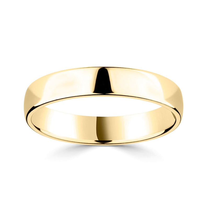 Costco classic court wedding ring 4.0mm 18ct yellow gold - British product