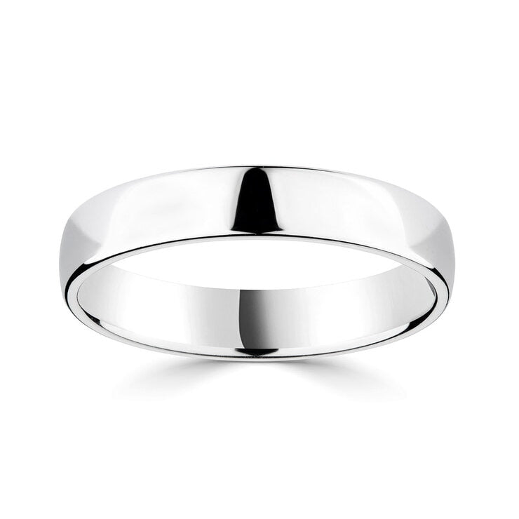 Costco platinum wedding ring classic court 4mm (British brand)