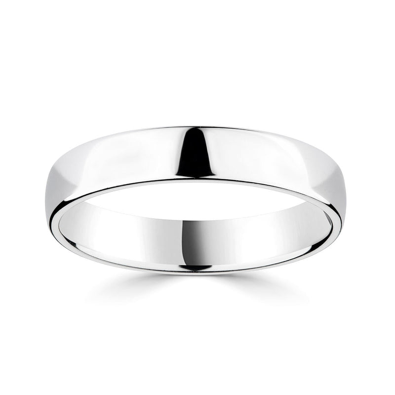 Costco platinum wedding ring classic court 4mm (British brand)