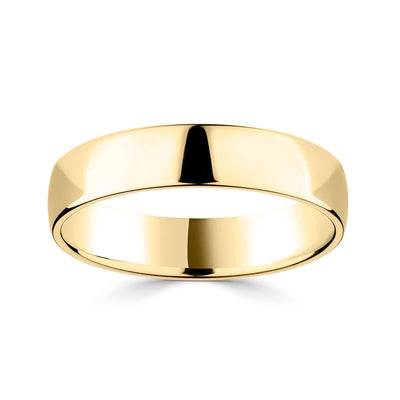 Costco UK 18ct Yellow Gold Classic Court Wedding Ring - 5.0mm- Buy online at McGrocer