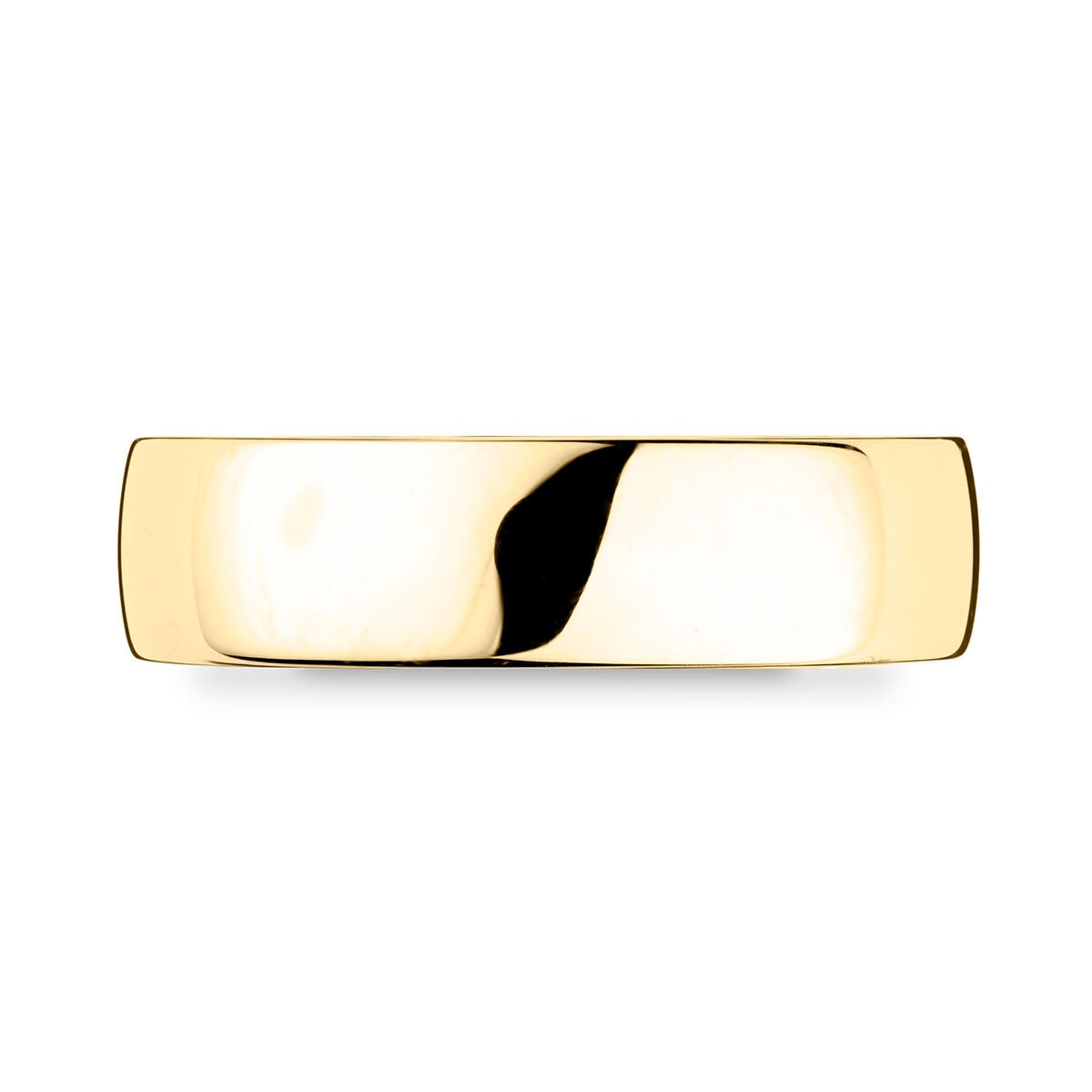 Costco 6.0mm classic court wedding ring 18ct yellow gold - British product
