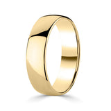 Costco 6.0mm classic court wedding ring 18ct yellow gold - British product