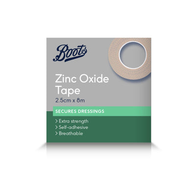 Ruban de plâtre en oxyde de zinc pour bottes 2.5 cm x 8 m