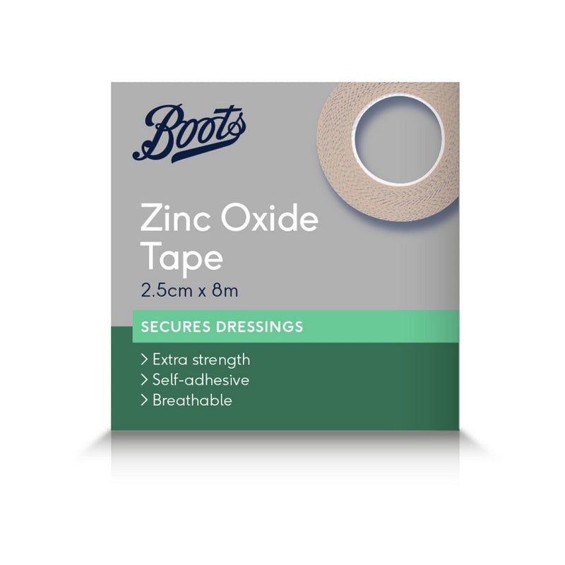 Boots Zinc Oxide Plaster Tape 2.5cm x 8m