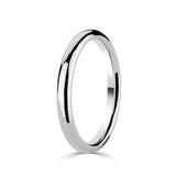 2mm platinum luxury court wedding ring - British product