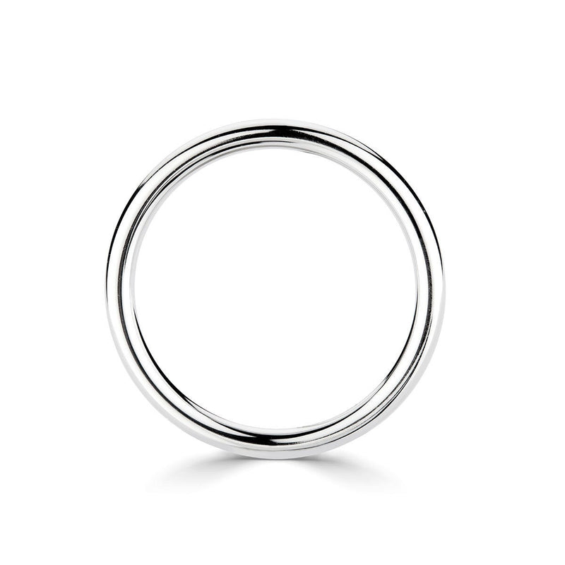 2mm platinum luxury court wedding ring - British product