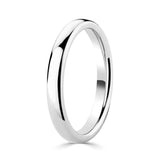 Costco Luxury Court wedding ring 18ct white gold 3.0mm, imported from the UK