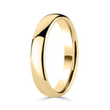 4.0mm court wedding ring 18ct yellow gold, UK version