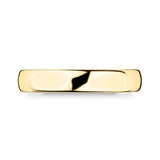 4.0mm court wedding ring 18ct yellow gold, UK version