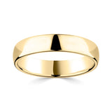 Luxury court wedding ring 18ct yellow gold 5.0mm - British product