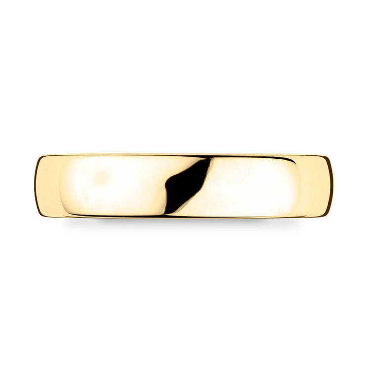 Luxury court wedding ring 18ct yellow gold 5.0mm - British product
