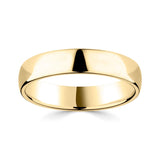 Luxury court wedding ring 18ct yellow gold 5.0mm - British product