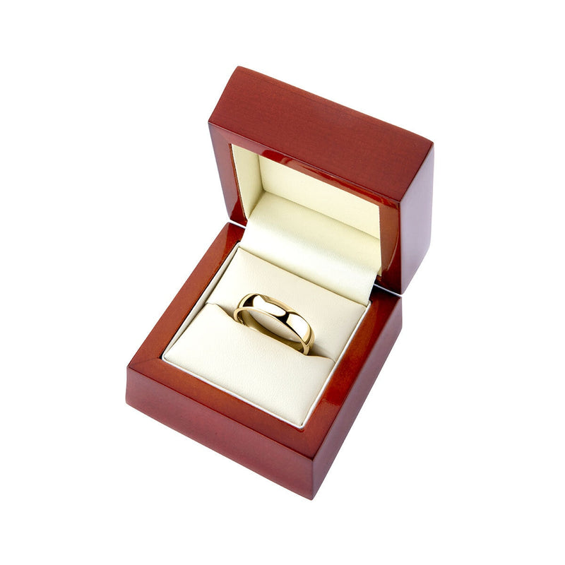Luxury court wedding ring 18ct yellow gold 5.0mm - British product
