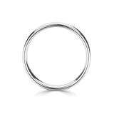 Platinum wedding ring luxury court style 5.0mm, UK version