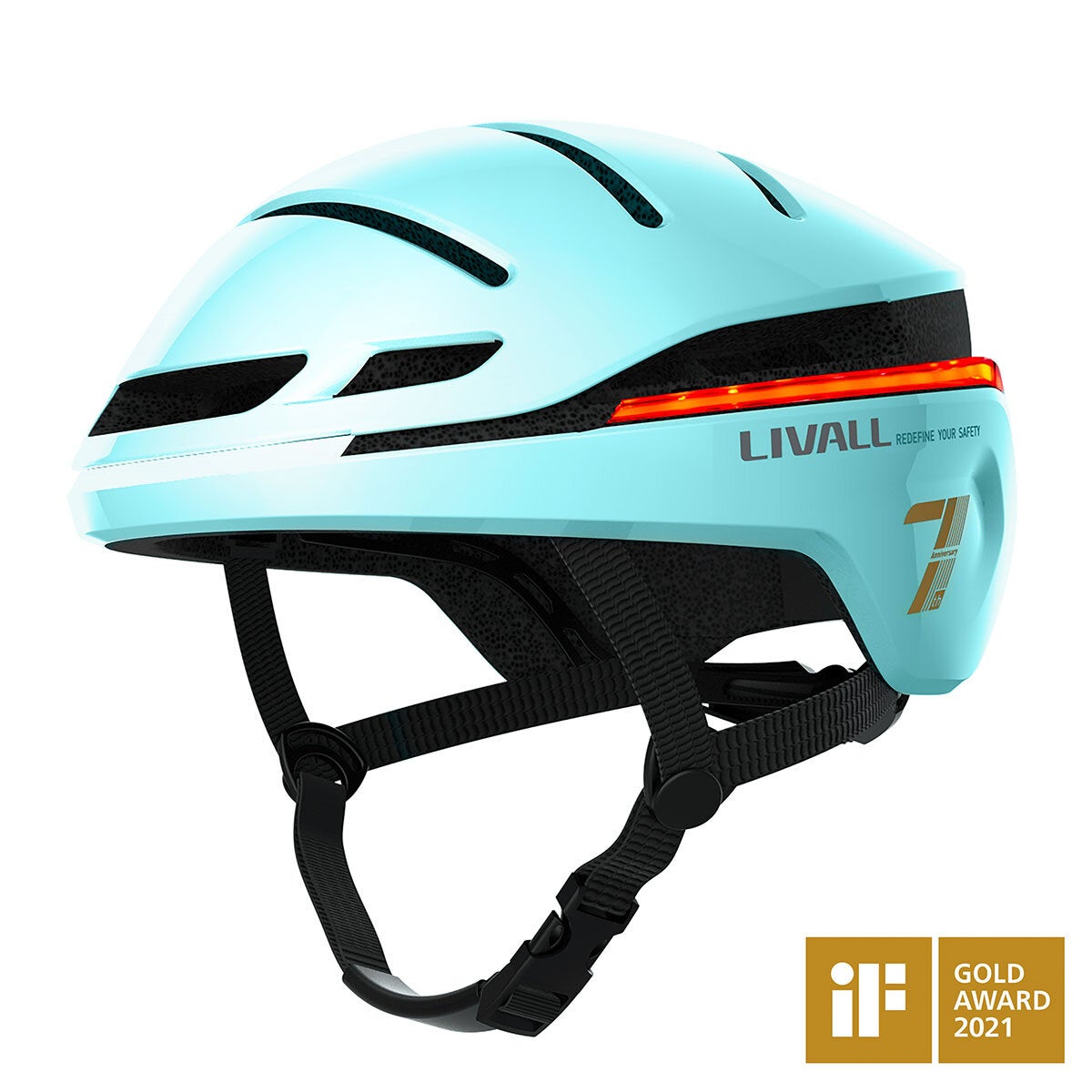 Livall EVO21 Mint Smart Bike Helmet in Medium