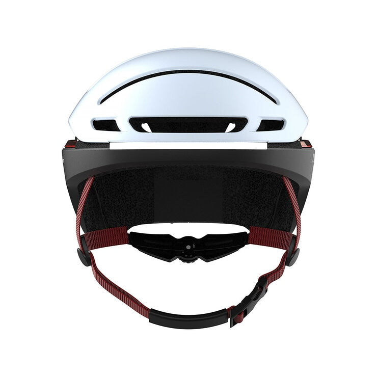 Livall EVO21 smart bike helmet in Snow White colour (British brand)