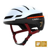 Livall EVO21 Snow White Smart Bike Helmet in Large
