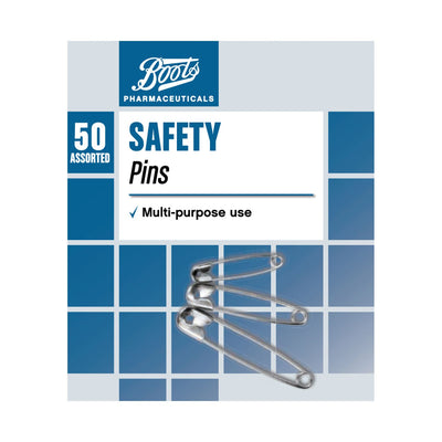 Boots Boots Safety Pins 50 Assorted Household- Buy online at McGrocer