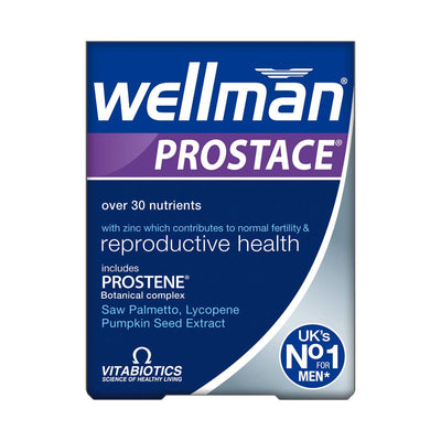 Boots Vitabiotics Wellman Prostace Prostate Support Multivitamin Supplement 60 Tablets- Buy online at McGrocer