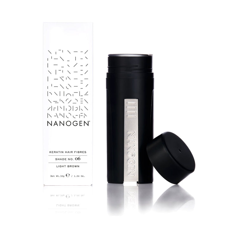 ألياف تكثيف الشعر Nanogen بني فاتح 30 جرام، مستوردة من المملكة المتحدة