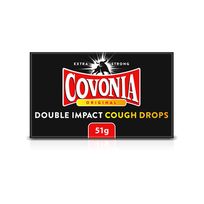 Covonia Double Impact Hoste drops Sterk Original Halspleie