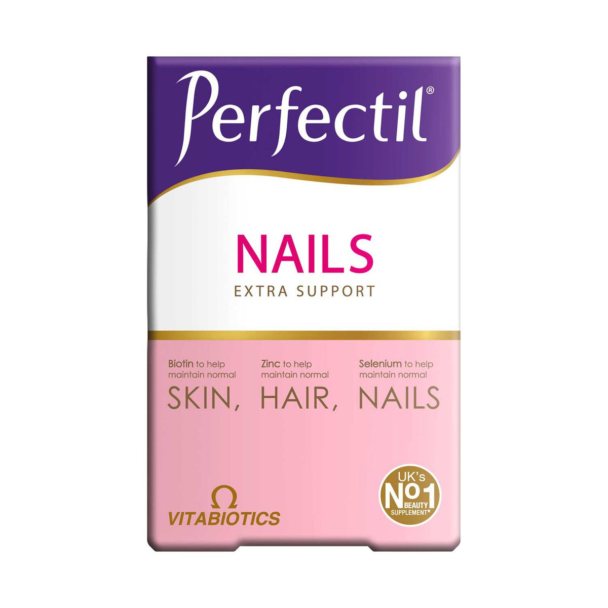 Vitabiotics beauty supplement Perfectil Plus Nails 60 tablets, UK version