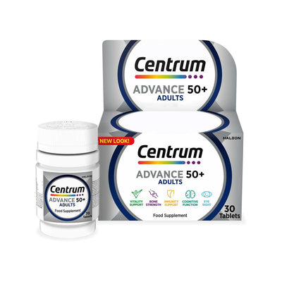 Boots Centrum Advance 50+ Multivitamine & Mineralstoffe 30 Tabletten – Online bei McGrocer kaufen