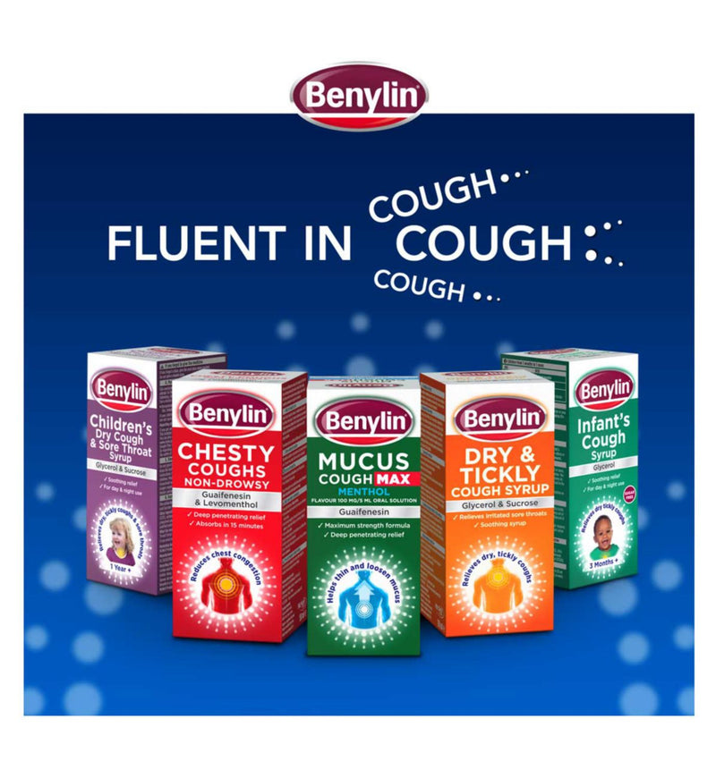 Benylin Mucus Cough Oral Solution 150ml - British product