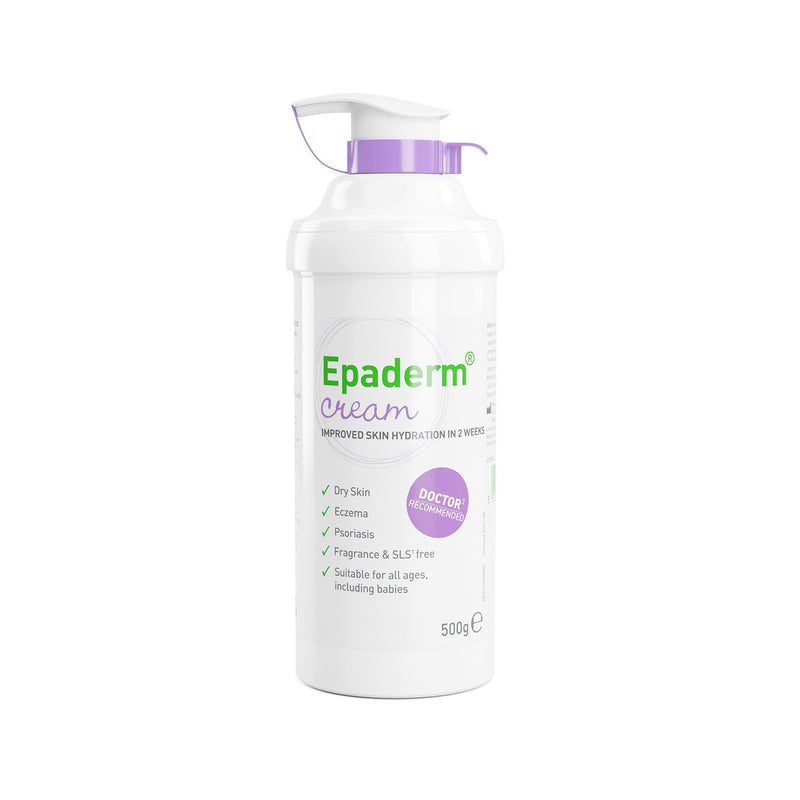 Epaderm 2-in-1 moisturising cream 500g, UK version