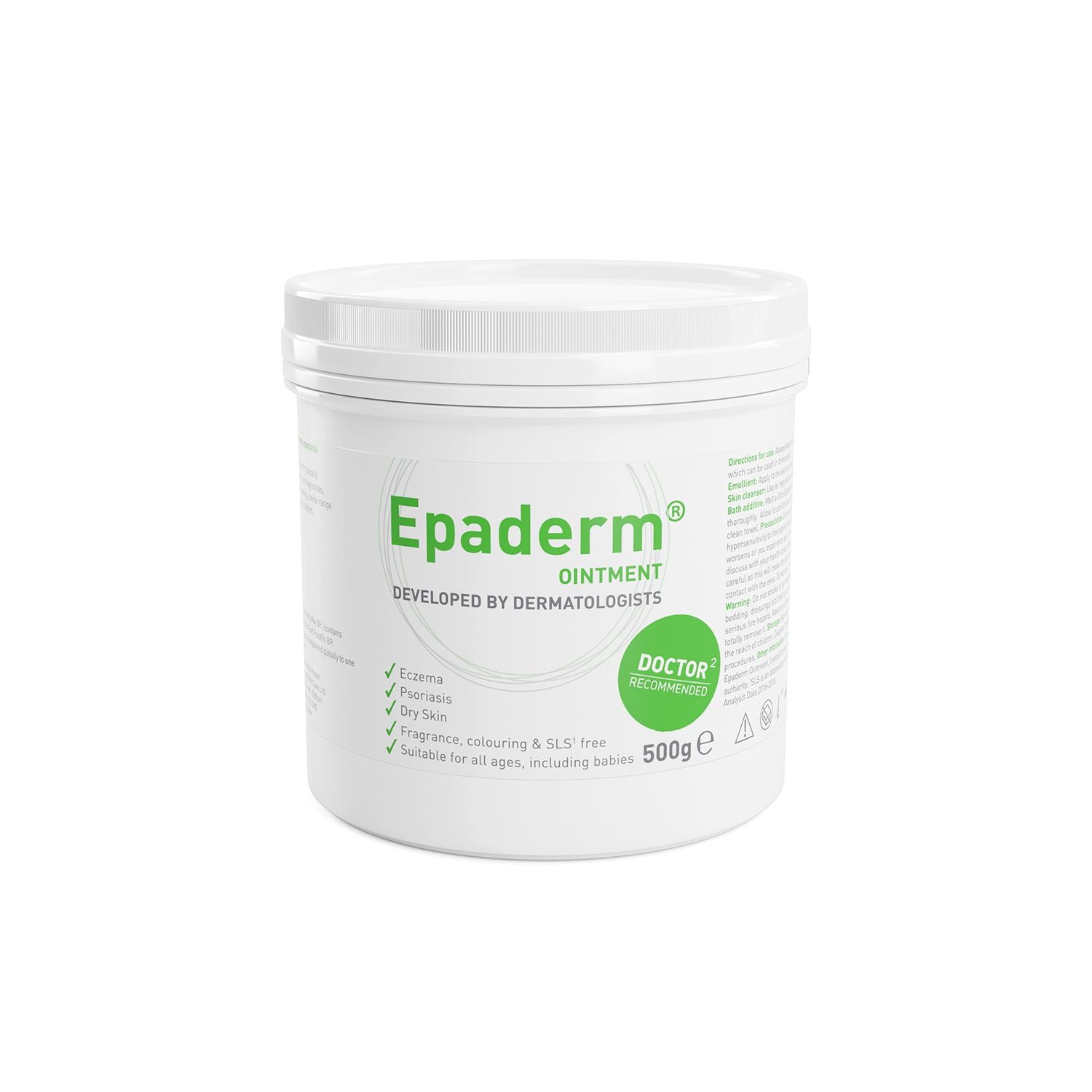 Epaderm deep hydration 3-in-1 ointment 500g (British brand)