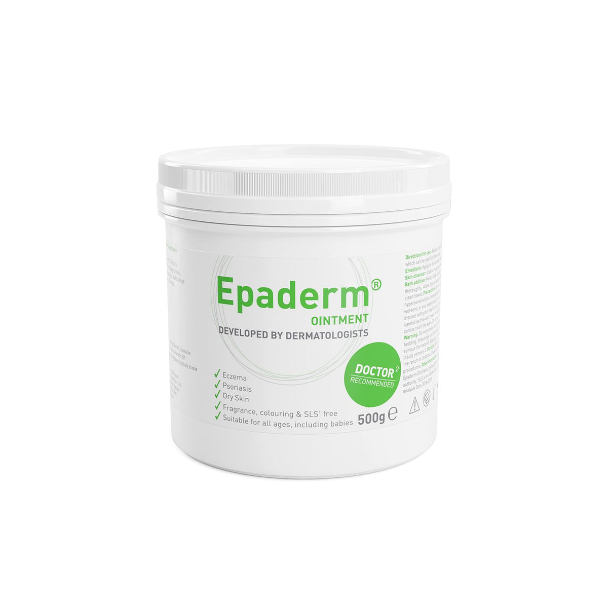 Epaderm deep hydration 3-in-1 ointment 500g (British brand)