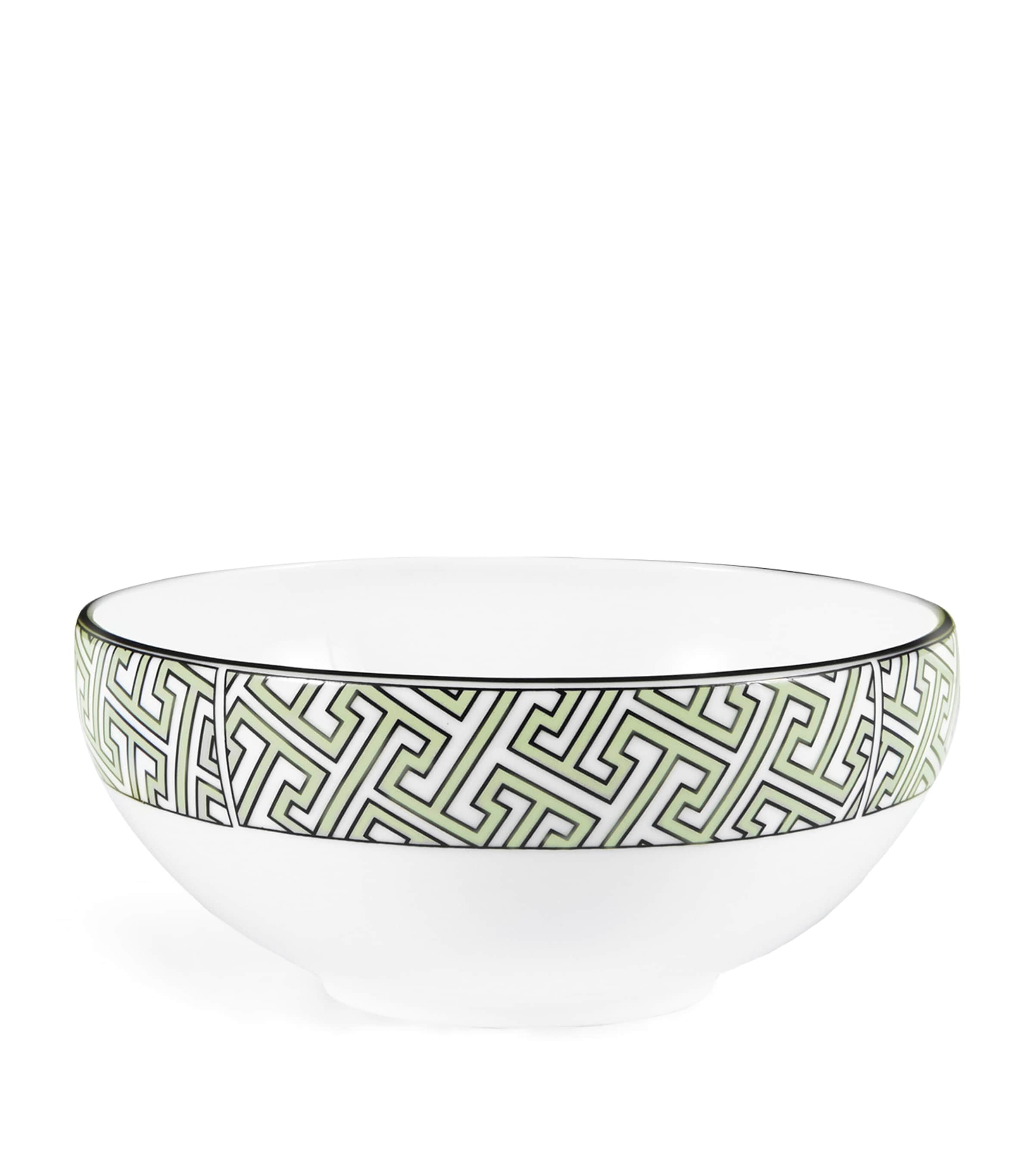 O.W. London maze geometric print breakfast bowl 15cm, imported from the UK