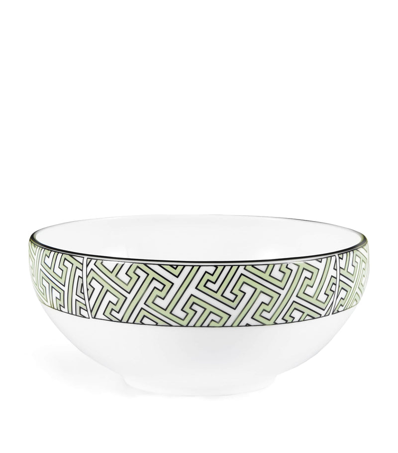 O.W. London maze geometric print breakfast bowl 15cm, imported from the UK