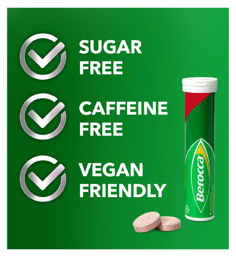 Berocca Energy Vitamin Tablets Mixed Berries 15 - British product