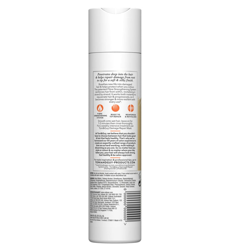 Toni & Guy Damage Repair Conditioner 250ml (British brand)