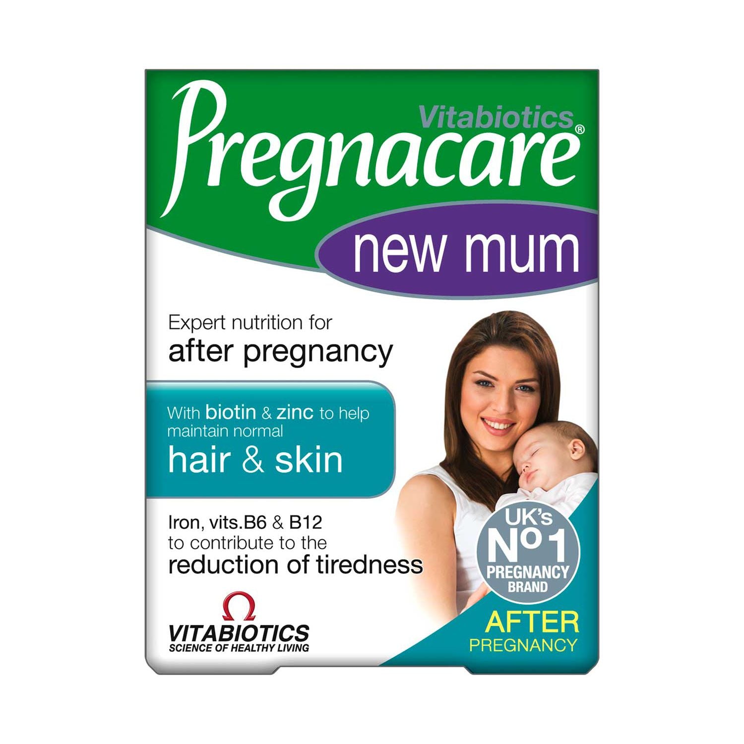 Vitabiotics Pregnacare New Mum post-natal supplement 56 tablets (British brand)