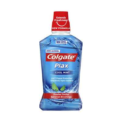 Boots Colgate Plax Cool Mint Mouthwash 500ml- Buy online at McGrocer
