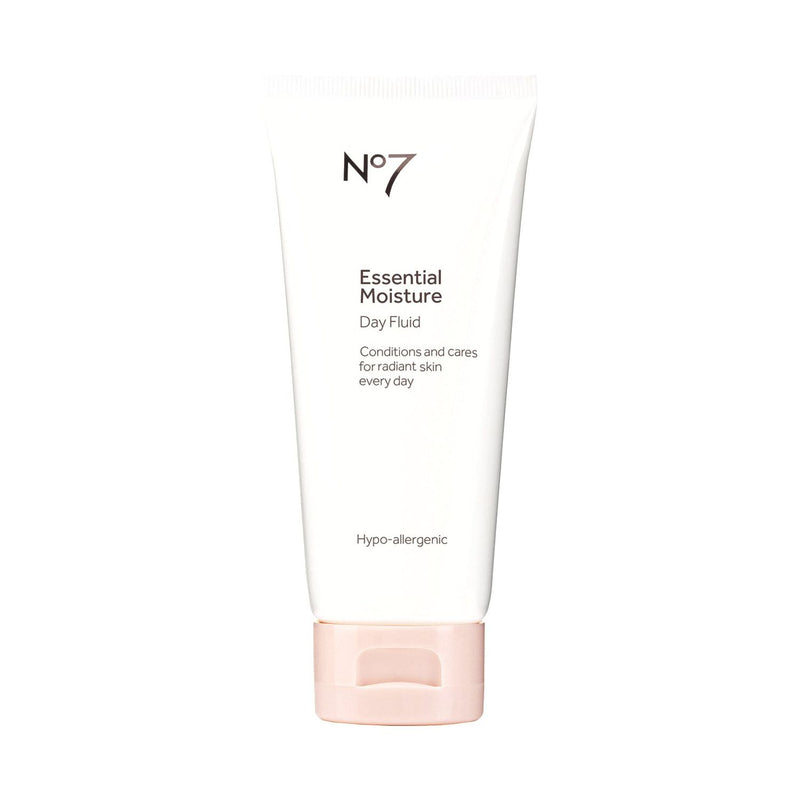 No7 Essential Moisture Day Fluid Moisturiser 100ml, imported from the UK