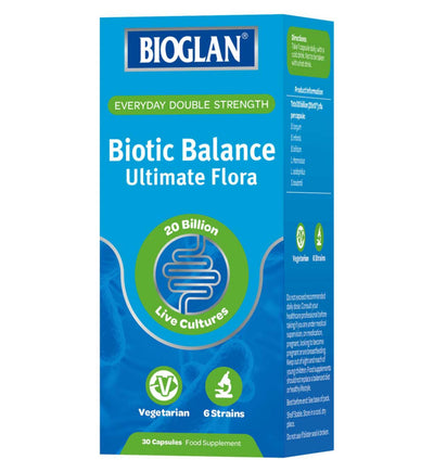 Boots Bioglan Biotic Balance Ultimate Flora Probiotic 30 Capsules- اشترِ عبر الإنترنت من McGrocer