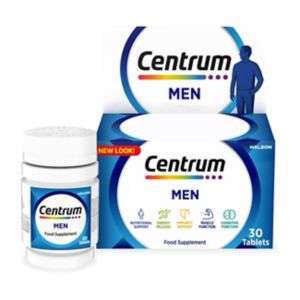 Centrum Men Multivitamins & Minerals Tablets 30 Pack - British product
