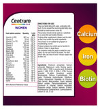 Centrum Women Multivitamins tablets 30 count - British product