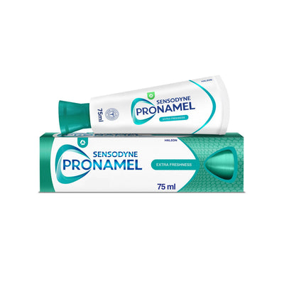 Boots Sensodyne Pronamel Enamel Care Sensitive Toothpaste Extra Freshness 75ml- Buy online at McGrocer