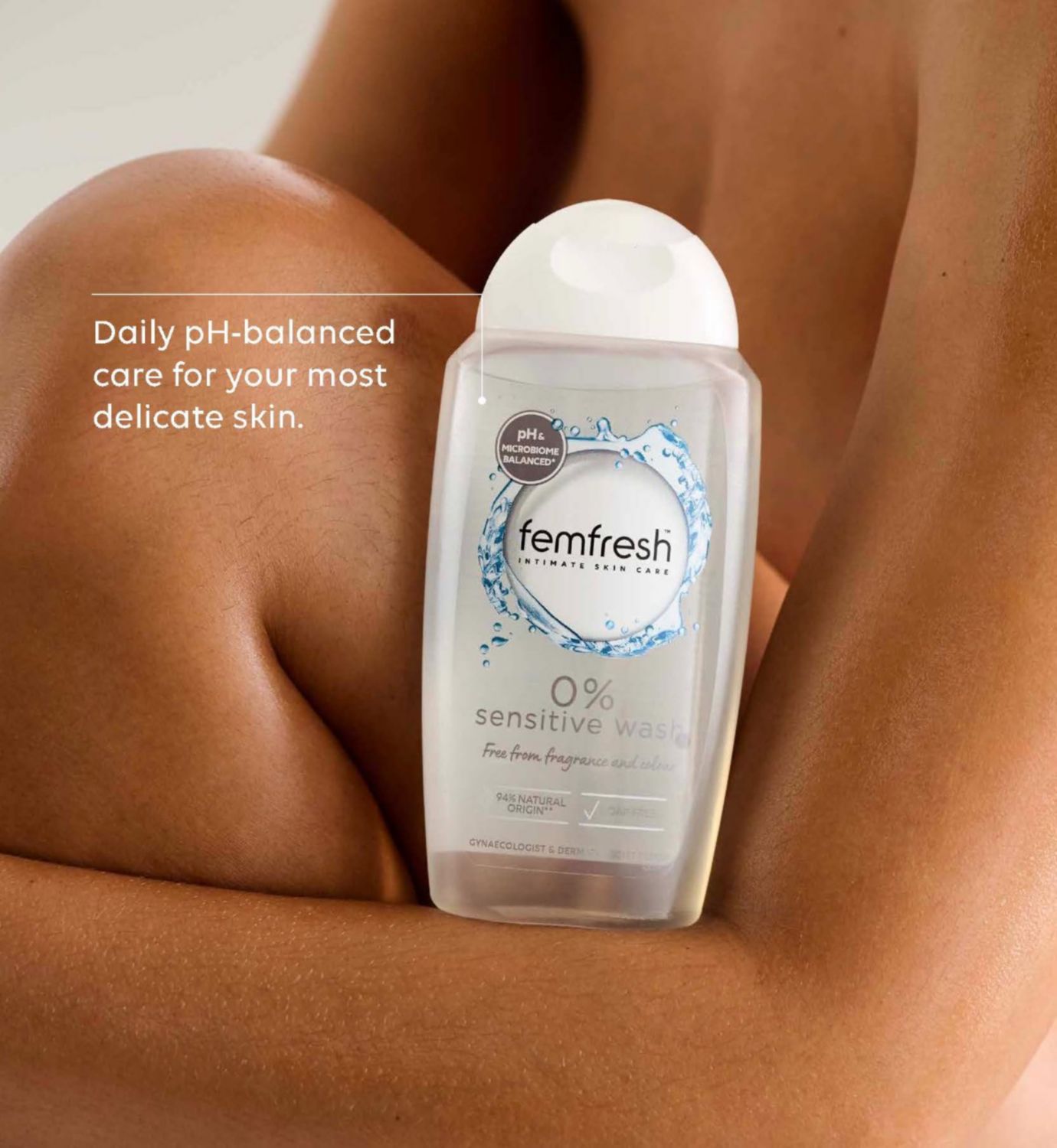 Femfresh غسول حميم لطيف خالٍ من 0% 250 مل، النسخة البريطانية