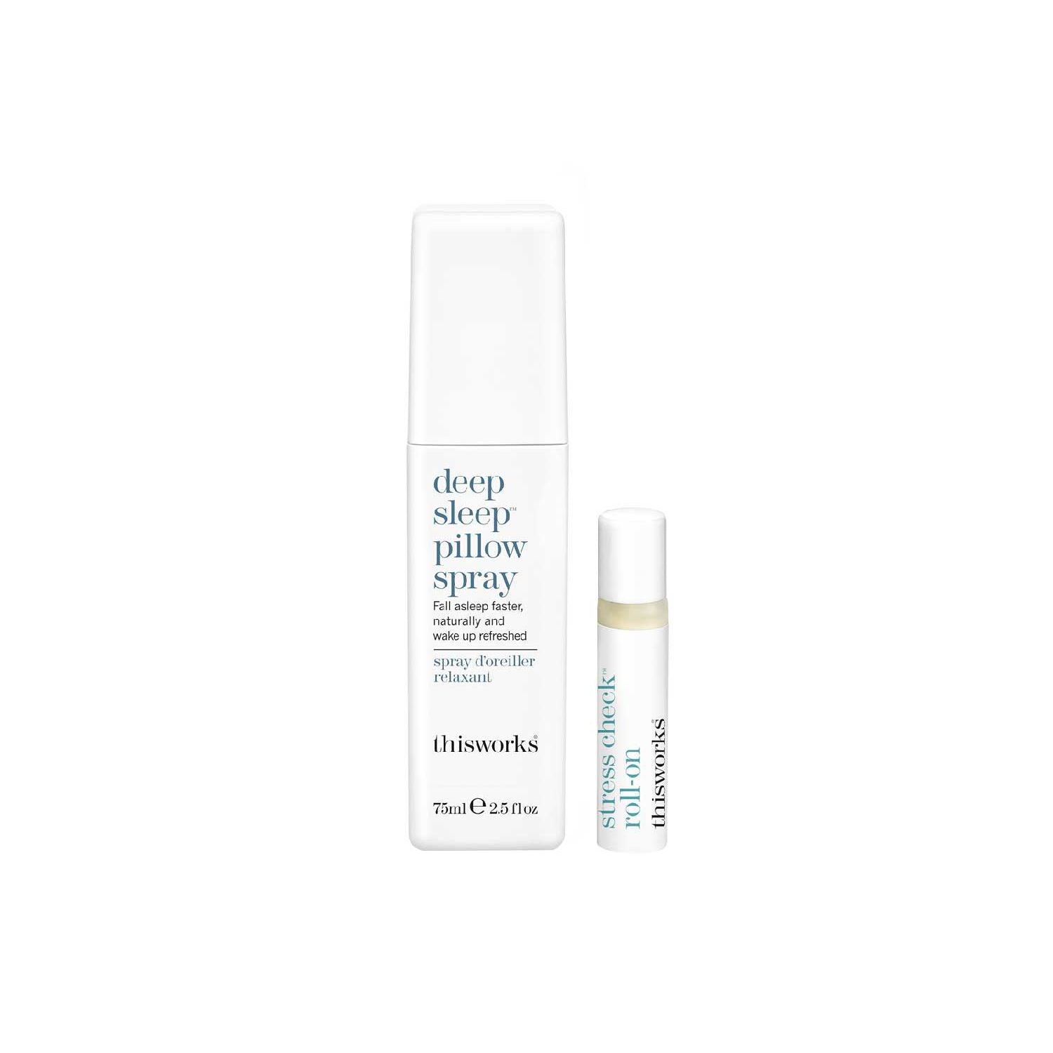 This Works Deep Sleep set with pillow spray and roll-on (British brand)