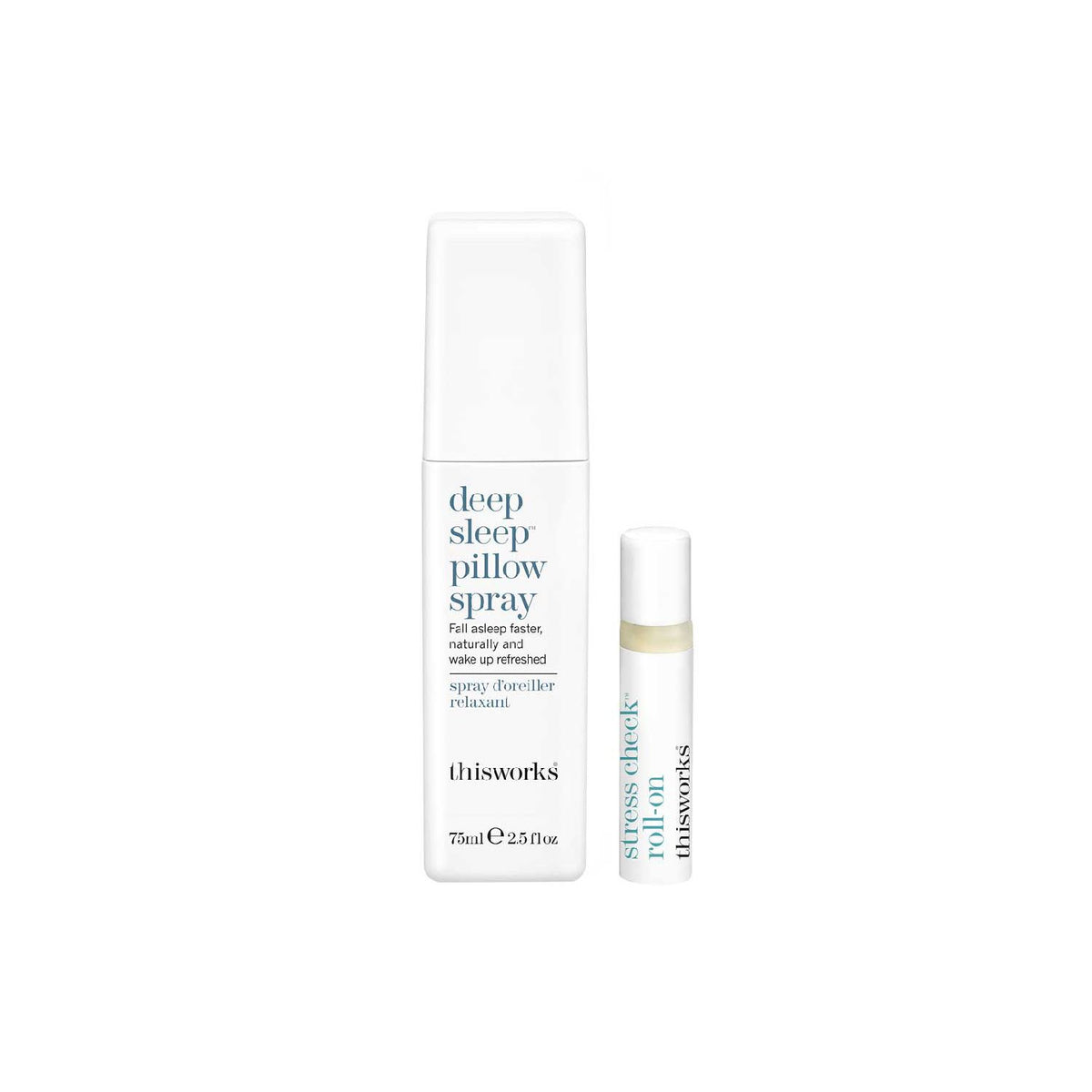 This Works Deep Sleep set with pillow spray and roll-on (British brand)