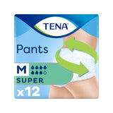 TENA incontinence pants Super Medium 12 pack (British brand)