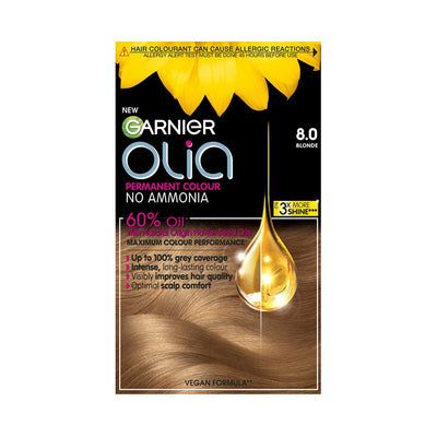 Boots Garnier Olia 8.0 Blonde Permanent Hair Colour- Buy online at McGrocer